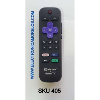 CONTROL REMOTO NUEVO ORIGINAL PARA SMART TV ELEMENT ROKU TV  / NUMERO DE PARTE 3226001005 / RC-ALIR / RC-ALIR / S CYD20210505 / MODELOS E4AA55R / E4AA65R